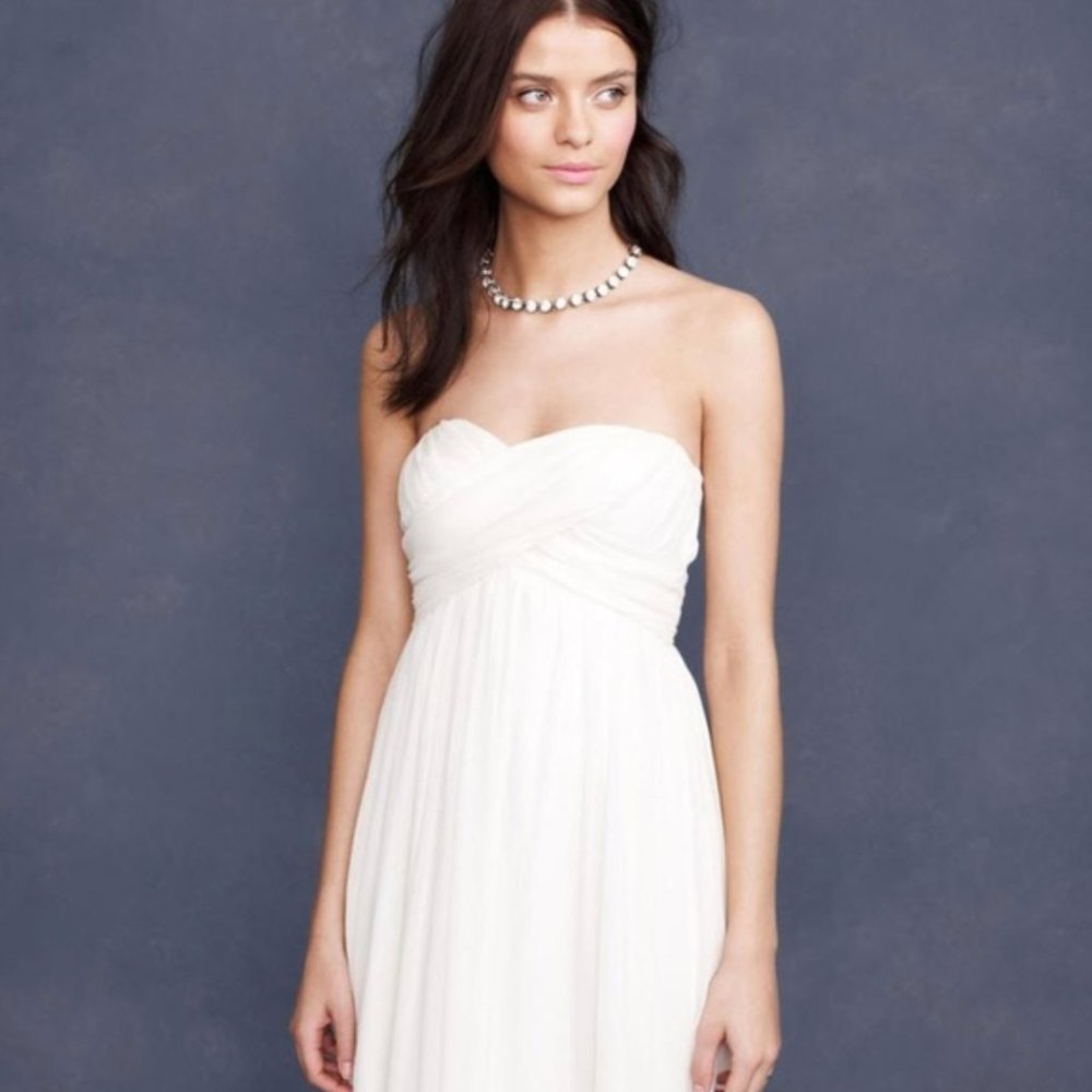 J Crew Ivory Taryn Wedding Gown : Size 4